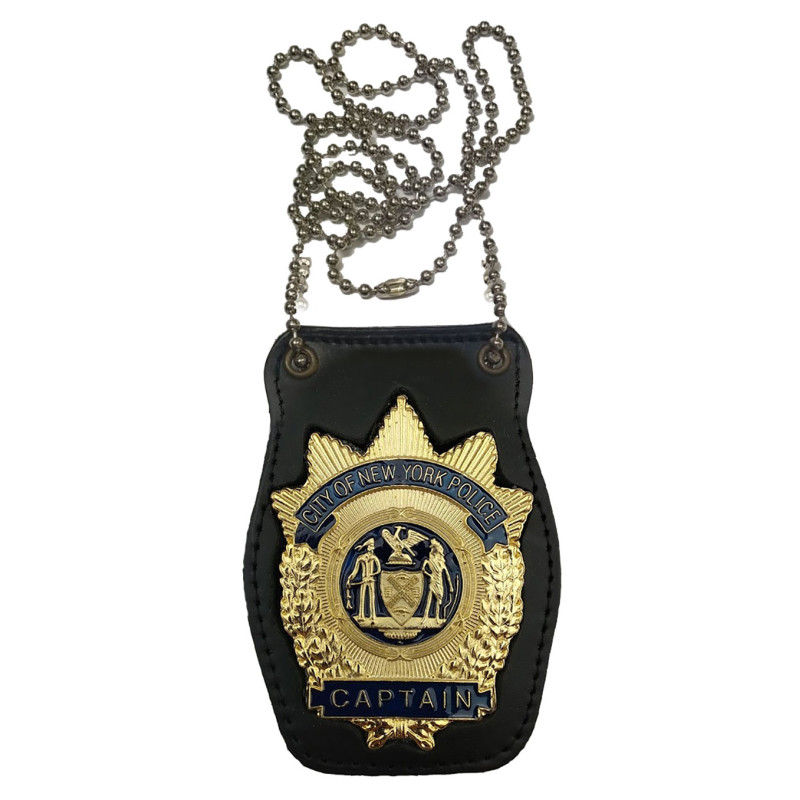 Holder Badge CAPTAIN New York