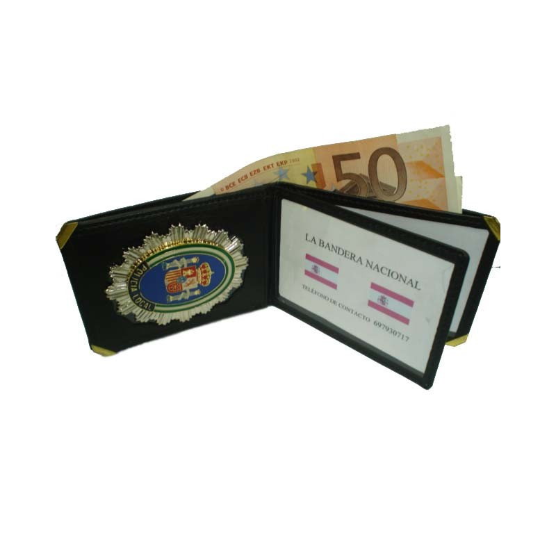 CARTERA PORTAPLACA POLICIA LOCAL (PLACA INCLUIDA)
