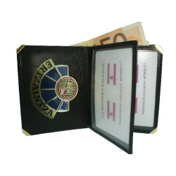 CARTERA PORTAPLACA LIBRO ERTZAINTZA(PLACA INCLUIDA)