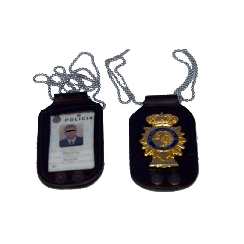PORTAPLACA-PORTACARNET POLICIA NACIONAL PLACA INCLUIDA PORTAPLACA-PORTACARNET POLICIA NACIONAL PLACA INCLUIDA