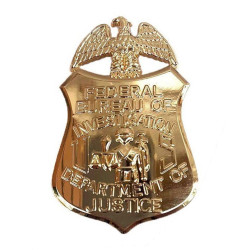 PLACA INSIGNIA FBI