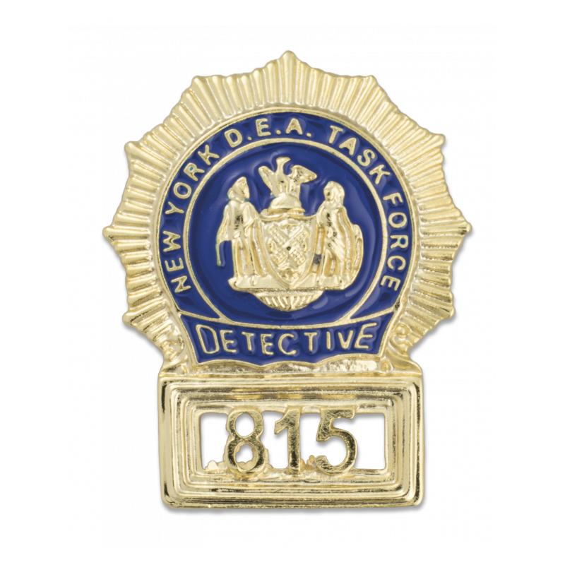 PLACA INSIGNIA DETECTIVE DEA NEW YORK
