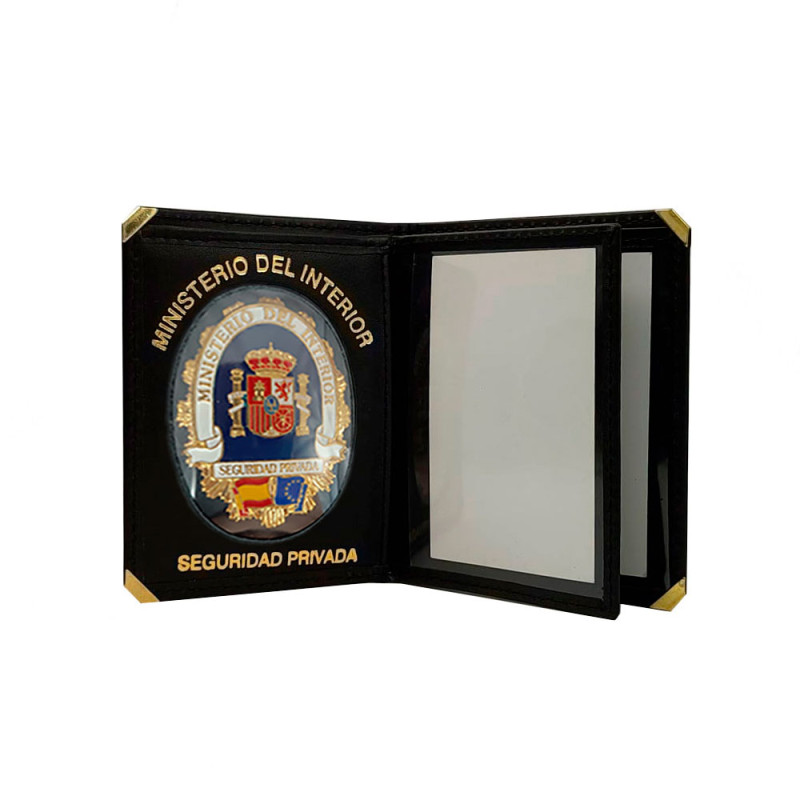 CARTERA PORTAPLACA LIBRO SEGURIDAD PRIVADA (PLACA INCLUIDA)