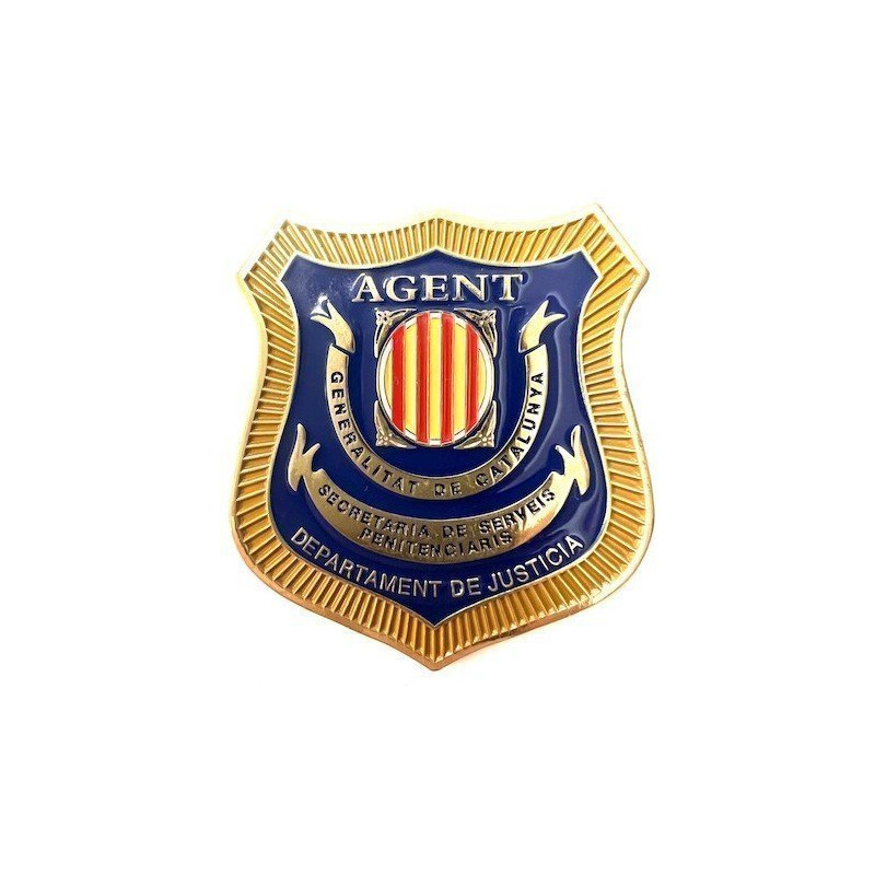Placa funcionario de prisiones catalunya