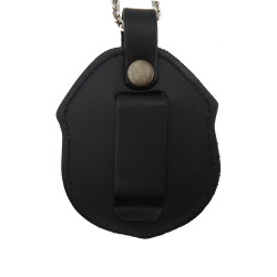 Porte insigne cuir Police Nationale (insigne inclus)