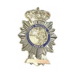 Placa Policía Nacional España CNP