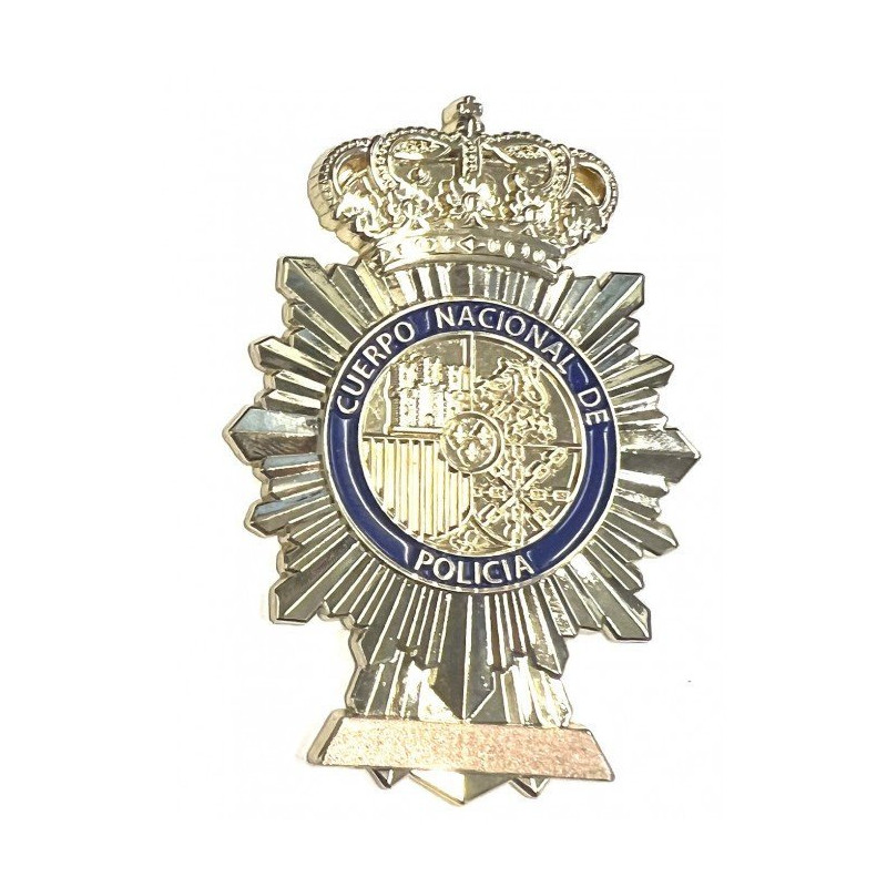 Placa Policía Nacional España CNP