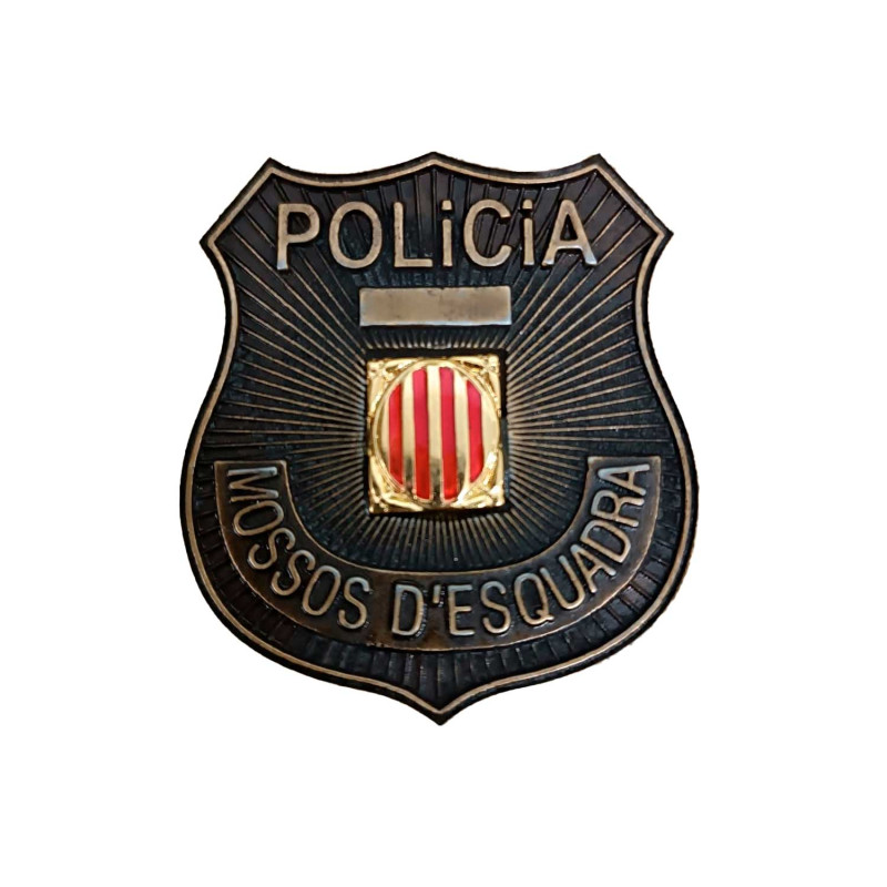 PLACA MOSSOS SIN NÚMERACIÓN