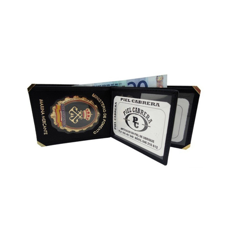 Patrón de Navegación Básica (PNB) - Cartera Portaplaca Marina Mercante