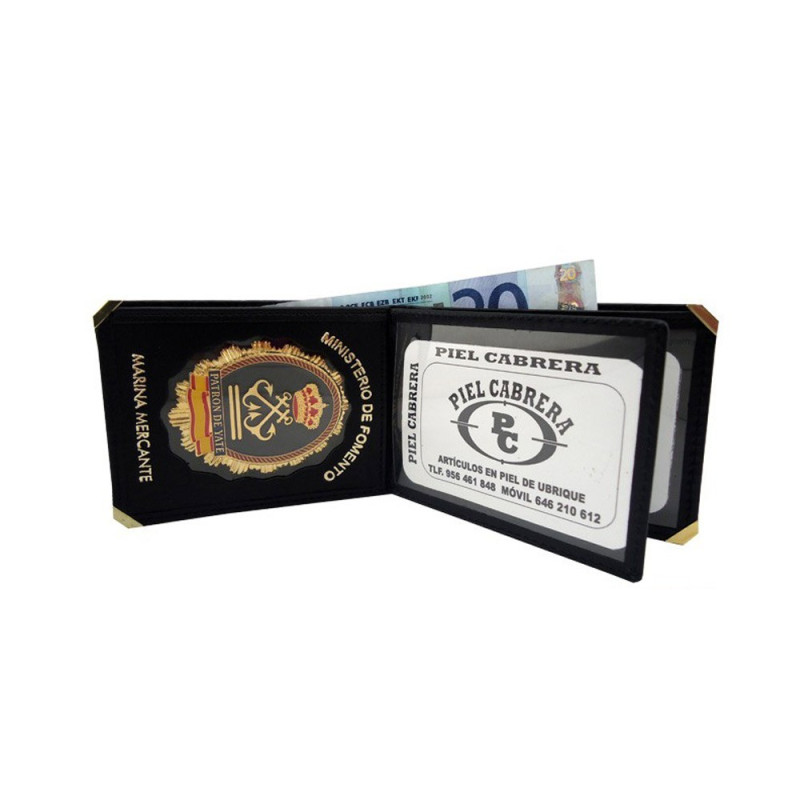 Patrón de Yate - Cartera Portaplaca Marina Mercante
