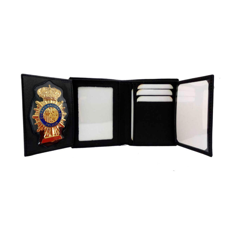 802. Cartera Porta Placa Policia Nacional (CNP) Placa Incluida